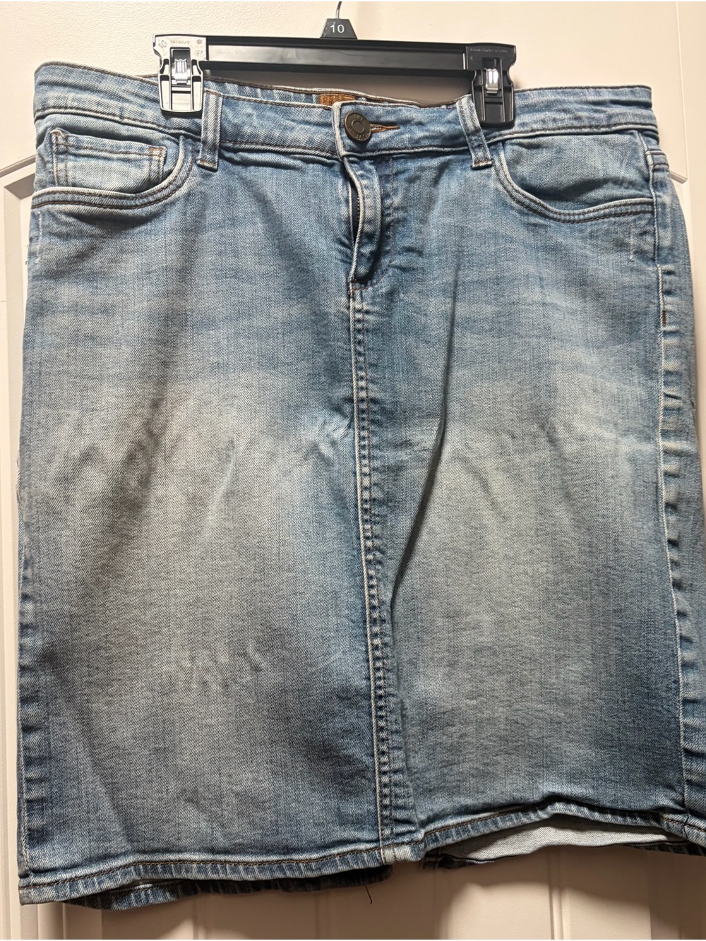 Light Wash Denim Skirt